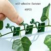 40pcs Self-Adhesive Plant Climbing Wall Hooks Wall-Climbing Tool Fixing Vine Clips Vine Support Brackets Gardening Accessories