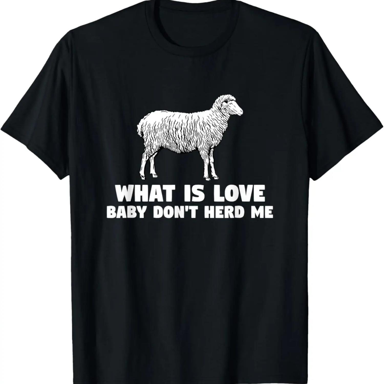 Funny Sheep Pun Livestock Farming Farm Quote For A Herder T-Shirt S