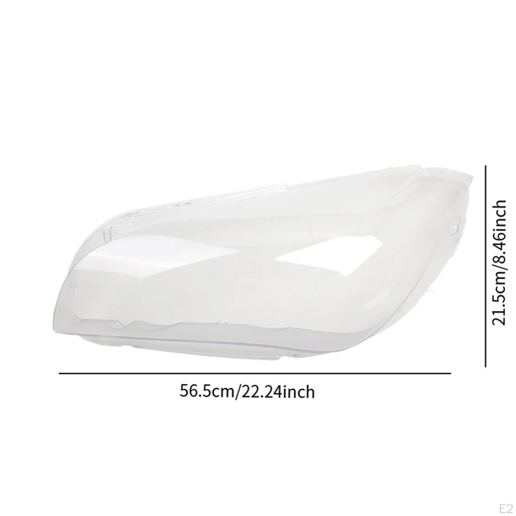 Headlight Cover Car Light Shield 63117290271 Easy To Install Compatible Protective Replace Parts