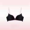 Women's Colorful Dopamine Seamless Bra Push Up Underwear for Small Bust Wireless Style