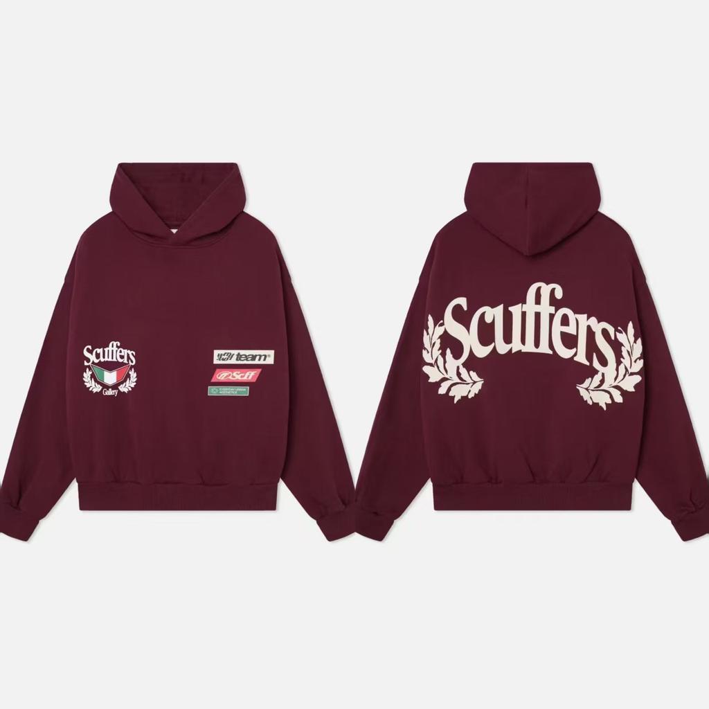 Amerikanischer Stil Bedruckte Design Kapuzenpullover Hip-Hop Verkleidung Schwarze Übergroße Jacken Unisex