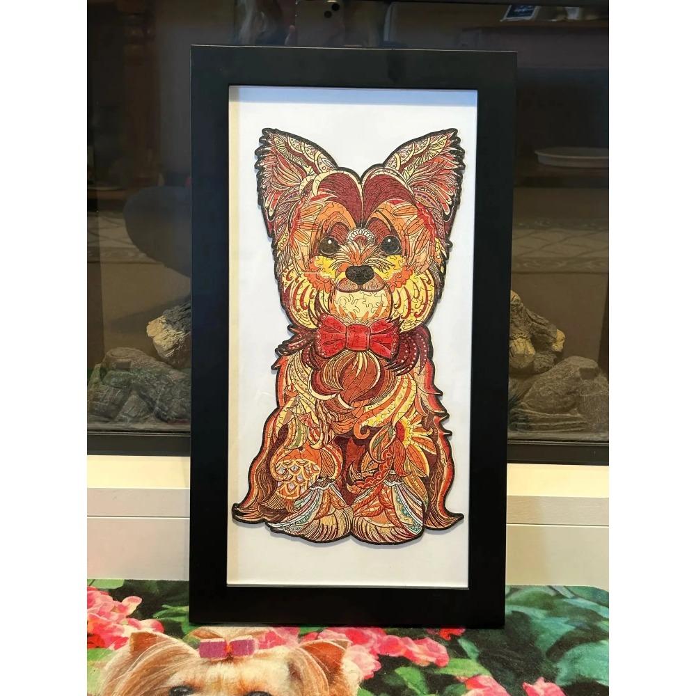 Wooden Puzzle Adult Kids Jigsaw Puzzles Puppy Dog 3D Animal Puzzles Boutique Gift Box Packaging Children Christmas Gifts Toys