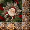 Weihnachts Bastelsets für Erwachsene Perlmutt Malerei Sonnenfänger Kunst-Set, Acryl Schneeflockenform Brett Dekorative Edelstein Schmucksteine Sets mit