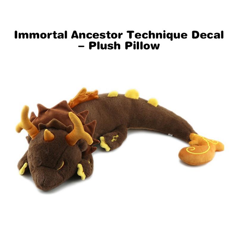 Brinquedo de Pelúcia Genshin Impact 67cm Jogo Zhong Li Morax Dragão Brinquedo Macio de Pelúcia Boneca Almofada Decoração para Casa Presente de Natal para Crianças