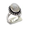 Moonstone Ethnic Handmade Ring Jewelry US Size-8 R 5568