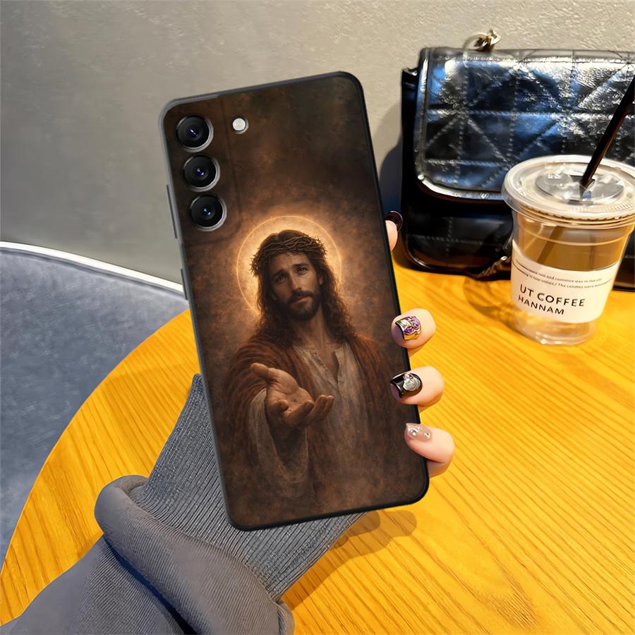 

Креативная чехол-накладка с изображением Иисуса для Samsung Galaxy A52 A36 A37 A53 A17 A73 A51 A06 A55 A57 A15 A23 A25 A16 A05 A41 A70 A50 Galaxy A54 5G