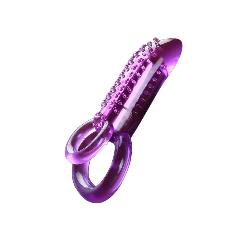 Vibrating Cock Ring With Tongue Clitoral Stimulator Raised Nodules Anal Beads For Couple Play Adult Sex Toys Penis Ring Wearable