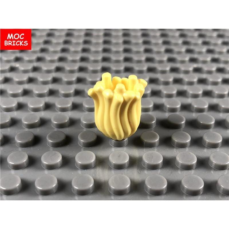 10pcs/lot MOC Bricks DIY Yellow Utensil Cleaning Mop Fit with 24085 Educational Building Blocks Toys for Children Xmas Gifts