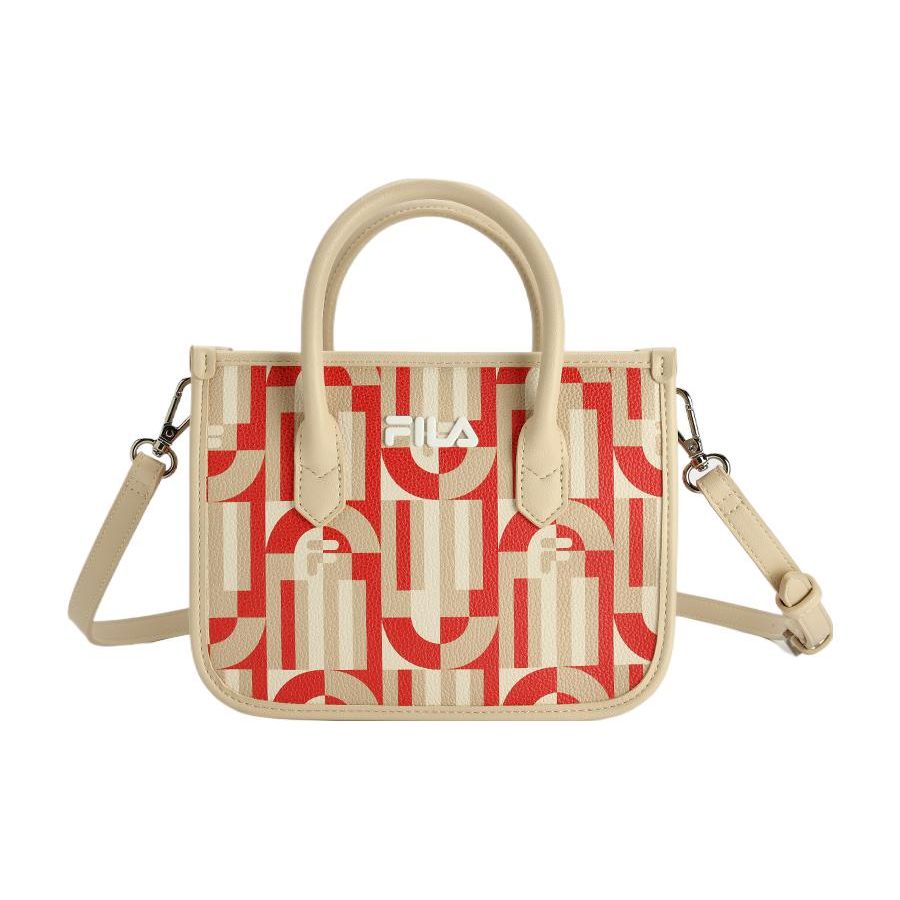 FILA Fashion Commuter Polyurethane Shoulder Crossbody Tote Bag Women bags Khaki F13W344162FLK Khaki