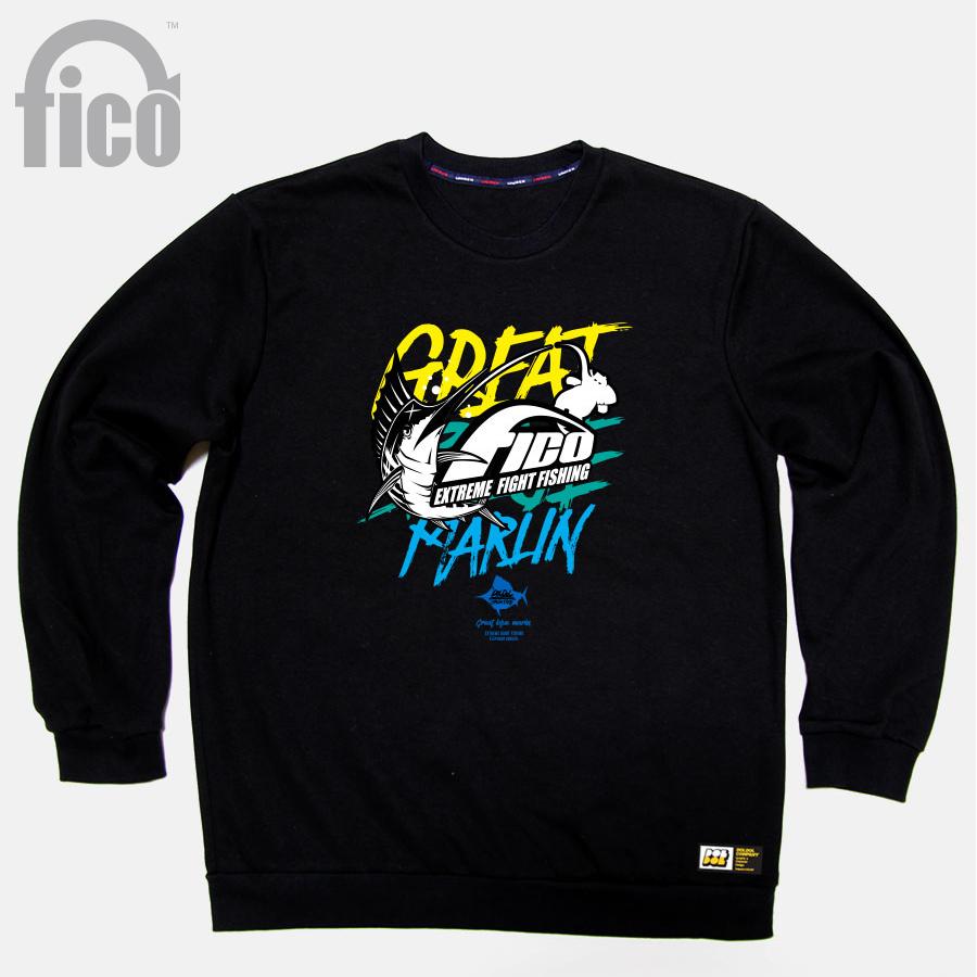 DOLDOL Fico-Mtm-10 Extreme Sea Fishing Angler Elephant Pico Character Graphic Design Sweatshirt Mtm Long Sleeve Tee Long Sleeve