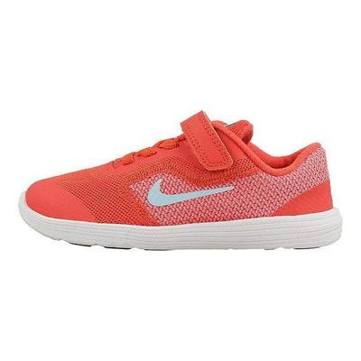 Revolution 3 Non-Slip Shock Absorbing Durable Low-Top Walking Shoes Baby Shoes Pink Orange 819418-802