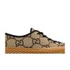 Gucci Maxi GG Low 'Caramel' (Unisex) Camel / Ebony / Black Canvas Shoes 703031 UKOH0 2590