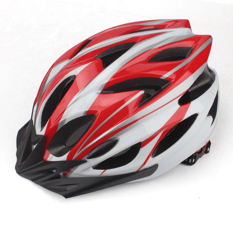 Cyklistická helma na horské kolo - Jednodílná, Vícebarevná, Unisex