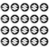 2/5/10 stk 14MM Fjernkontroll Bilnøkkel Klistremerker Emblem Tilbehør For Suzuki Jimny Samurai Vitara Swift Baleno SX4 Ignis Alto Splash Swace