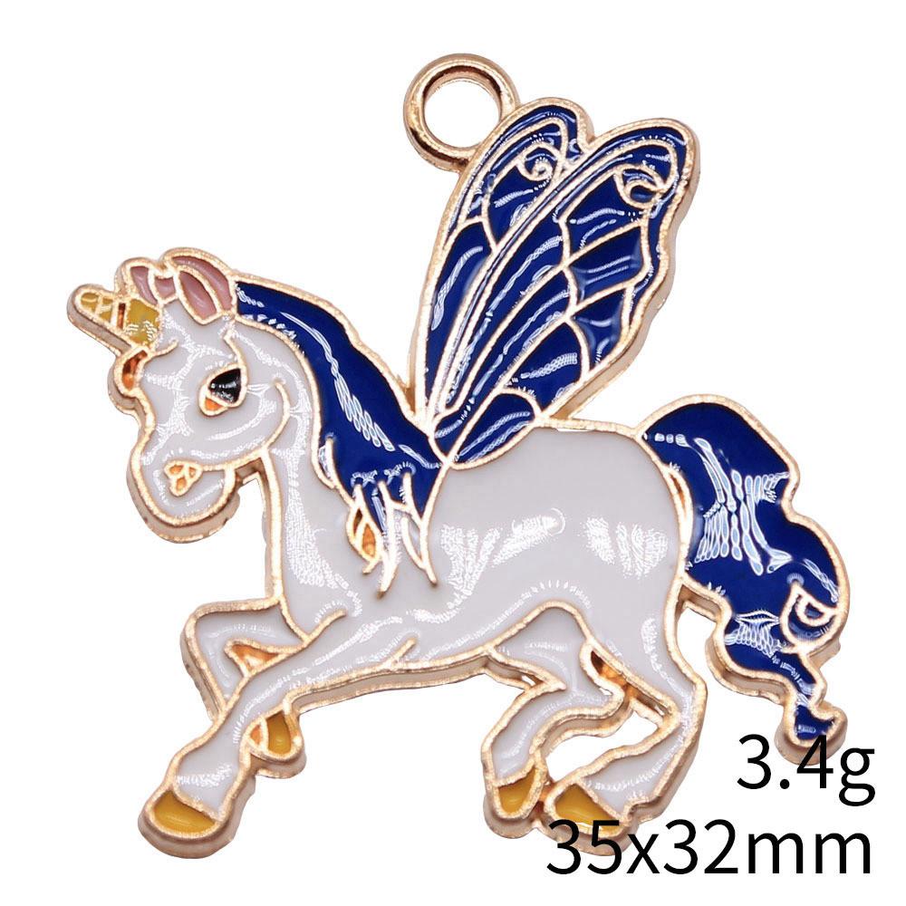 Valentine's Day Charms For Bracelet Flamingo Mermaid Enamel Charms Pendant Home Garden Pendants For Bracelets