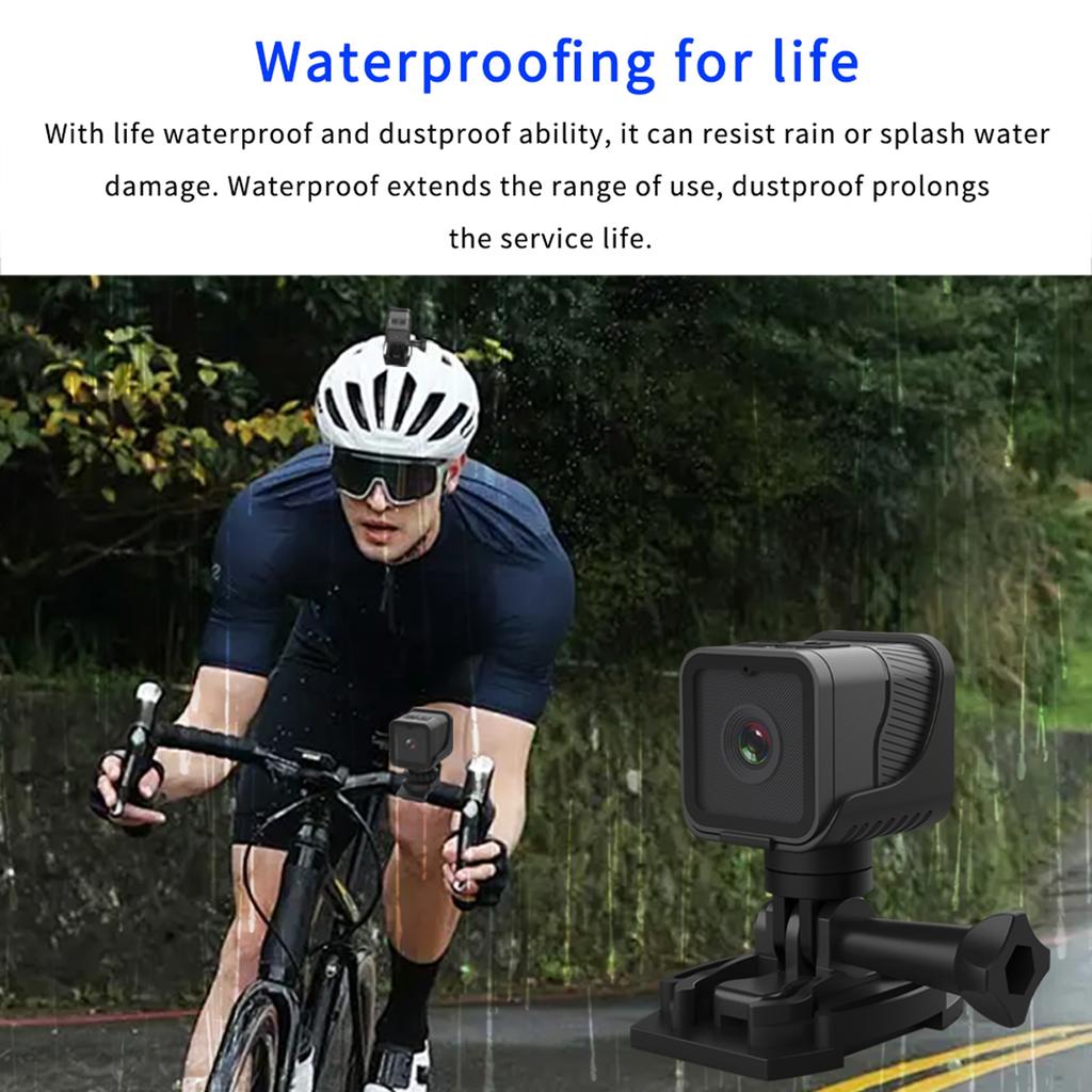 1080P Camera Cycling Camera Sports with 150 degrees Wide Angle Lens WiFi Built in 900mAh Battery for Outdoor Activities