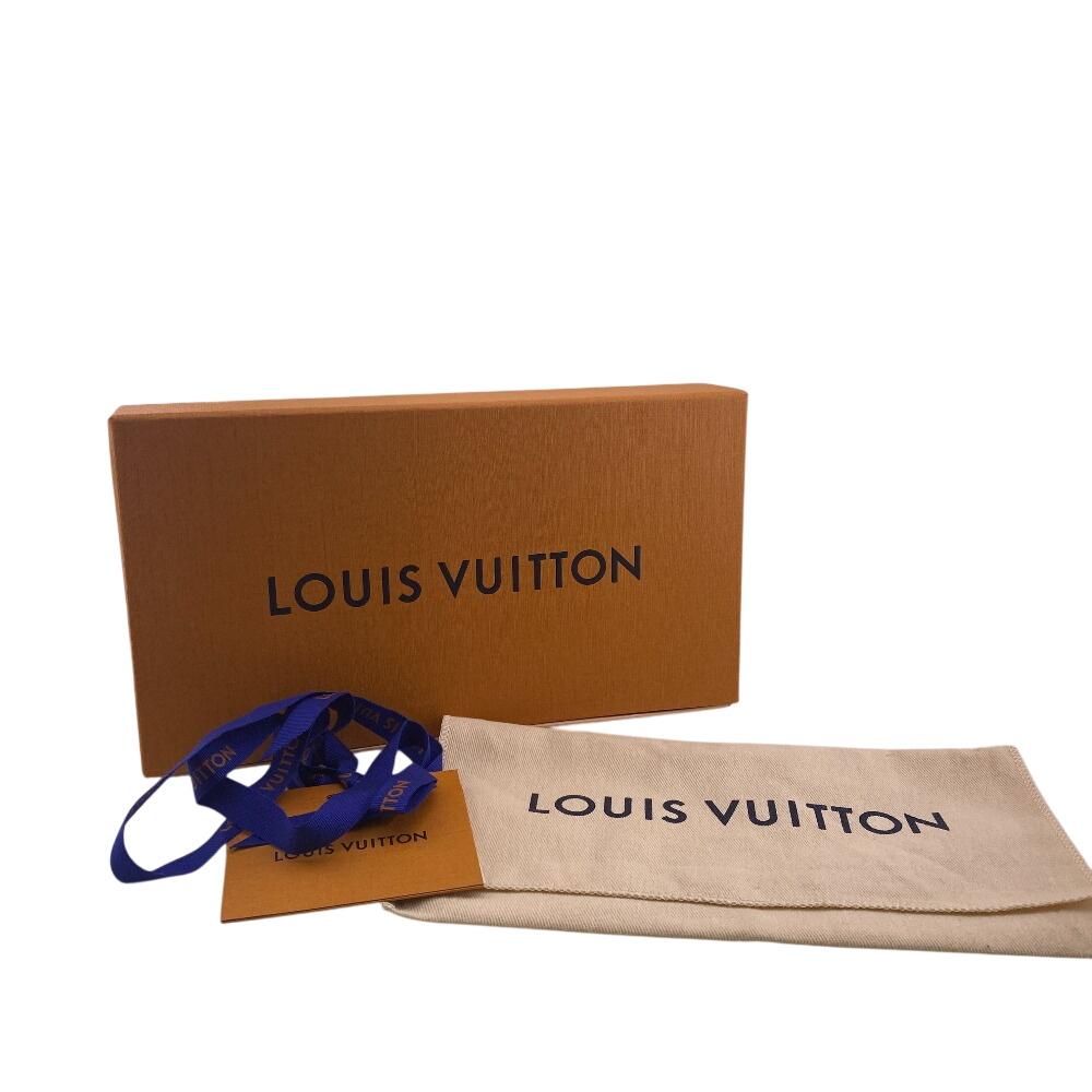 LOUIS VUITTON N60476 Damier Ebene leather Portefeuille Sara Purse Brown leather Used