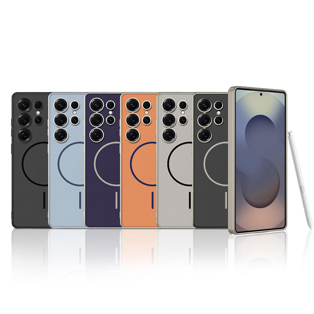Samsung S25Ultr Premium Mobile Phone Case Thin Circle Magnetic Magsafes25Ultra Wireless Charging Japan and South Korea