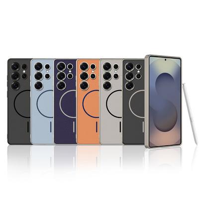 Samsung S25Ultra Premium Etui na Telefon Komórkowy Cienkie Okrągłe Magnetyczne Magsafes25Ultra Ładowanie Bezprzewodowe Japonia i Korea Południowa