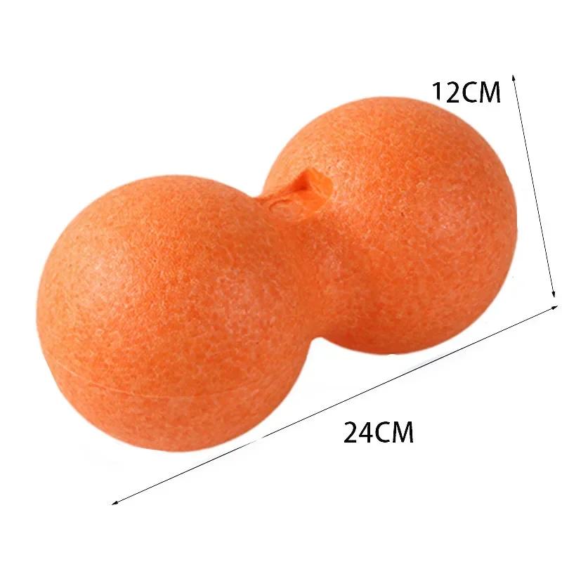 

Yoga Peanut Balls Body Massage Fascia Ball Suit Foam Block High Density Muscle Relaxation Lacrosse Exercise Fitness Relieve Pain помаранчевий