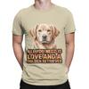 Pet Owner Design All You Need Is Love And Golden Retriever Funny Graphic 100 Cotton TShirt gloden retirever Tops Tees For Unisex