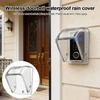 Waterproof Ring Doorbell Cover Transparent Wireless Doorbell Cover Doorbell Rain Cover  Outdoor Use