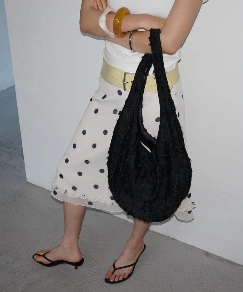 Salbol Fig Jacquard Bag [Black]
