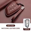 Leather Car Key Case Cover For BMW 3 4 5 6 Series X1 X2 X3 X4 X5 F10 F20 M3 M4 E34 E36 525 320i 2025 Key Shell Car Accessories