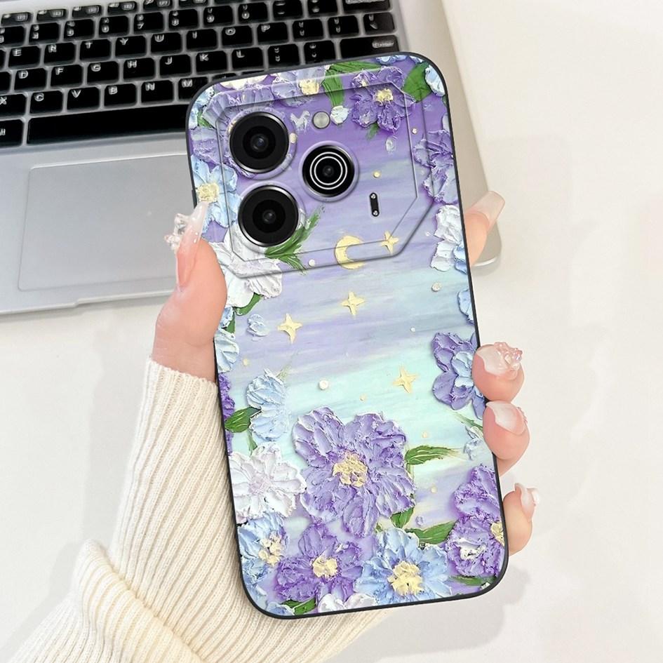 6,78" Für Tecno Pova 6 Pro Hülle 2024 Mode Muster Quadratische Linse Schutz Hülle Weich Für Tecno Pova 6 Pova6 Pro 5G Handyhüllen