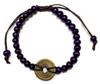 Feng Shui Coin Bracelet - Purple