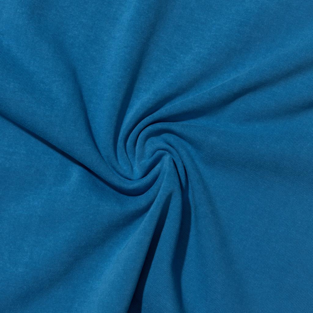 PSSHOPPER Small Logo Back Cut-Out Short Sleeve [Blue]