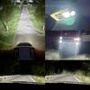 MAXGTRS 2X H7 LED with Fan 20000LM Super Bright Headlight Bulb with Fan Turbo Mini Design Automotive Headlamp 12V 110W