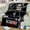 Scarface 3D Classics Movie Tony HD Blanket,Soft Throw Blanket for Home Bedroom Bed Sofa Picnic Travel Office Cover Blanket Kids