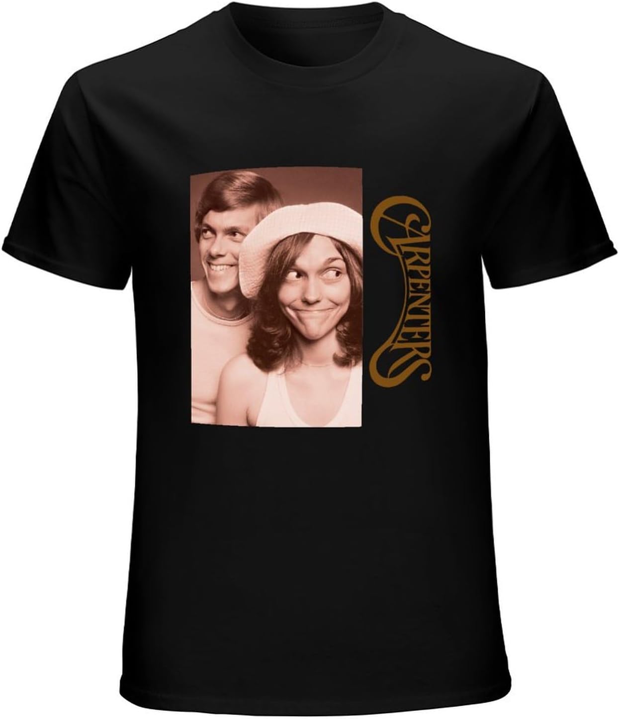 The Carpenters 70S Pop Duo Karen Richard Men s Black T-Shirt Black L