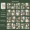 Beautiful Day Character Girl Scenery PET Sticker Book: Girl's Handbook Series with 4 Styles & 20 Sheets Each