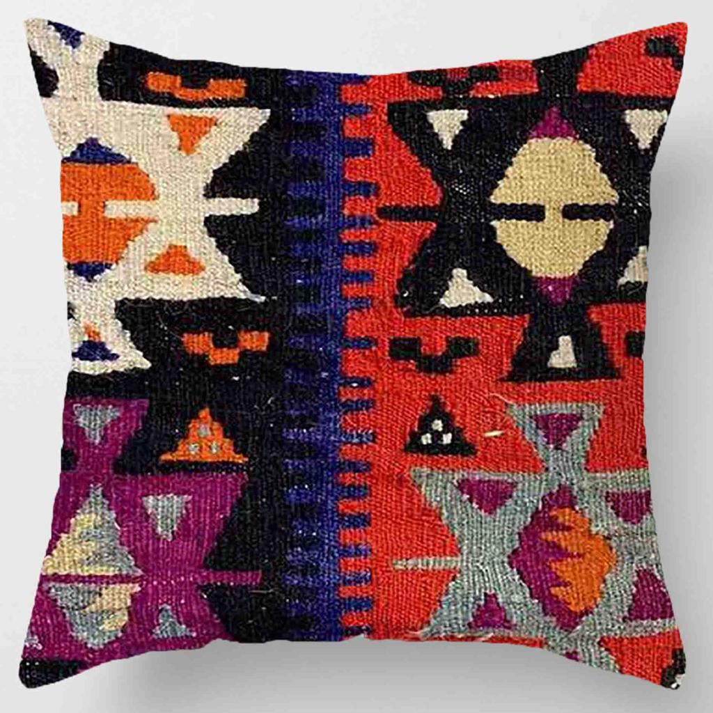 Bohemian Pillowcase Home Decor Polyester Comfortable Seat Cushion Geometric Cushion Family 45* 45cm Pillowcase
