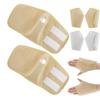 1/2Pcs Castor Oil Hand Wrap Soft Compression Castor Oil Wrist Support Adjustable Hook And Loop Wrist Bracket for Right & Left Hands