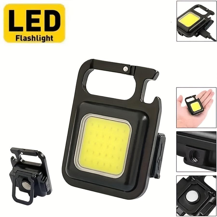 1 PC Rechargeable Ultra Small Mini Flashlight LED Light Type-C Keychain for Indoor Outdoor Sports Camping Lighting