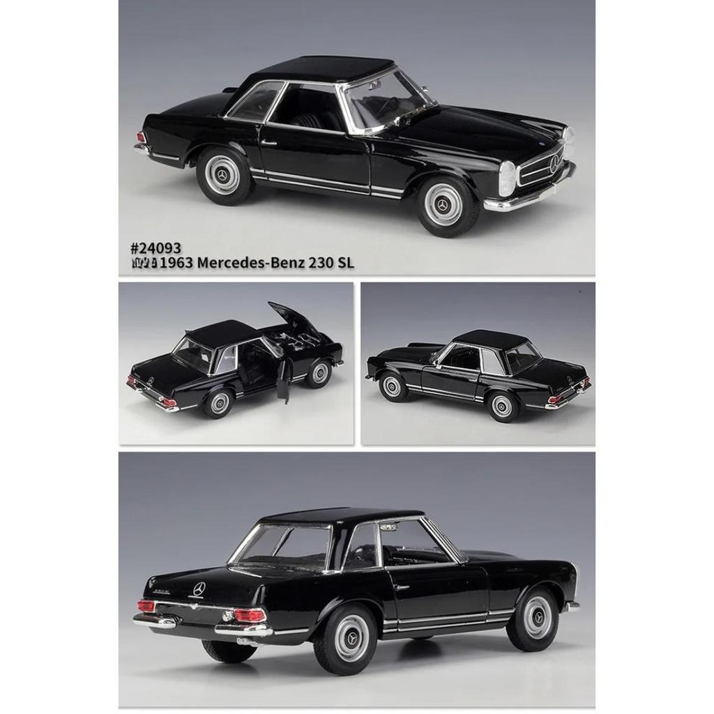 Welly 1/24 Mercedes-Benz 230SL 1963 Alloy Car Model Diecasts & Toy Vehicles Collect Car Toy Boy Birthday Gifts