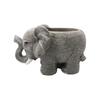 Elephant Shaped Resin Planter Pot Decorative Animal Design Flower Container for Indoor Outdoor Use Succulents Herbs