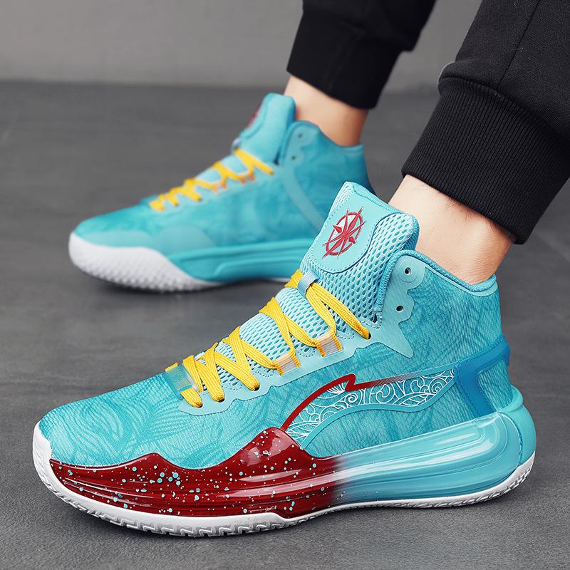 

Мужские баскетбольные кроссовки Blade 4 Trendy: Высококачественная, удобная сетчатая спортивная обувь для кампуса и боевых действий. 43