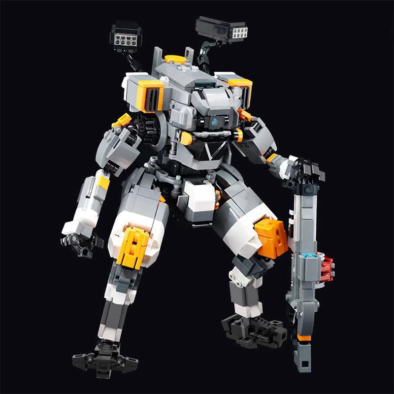 Building Blocks Titan Peripheral Pioneer Titan Robot Fall Assembling Building Blocks