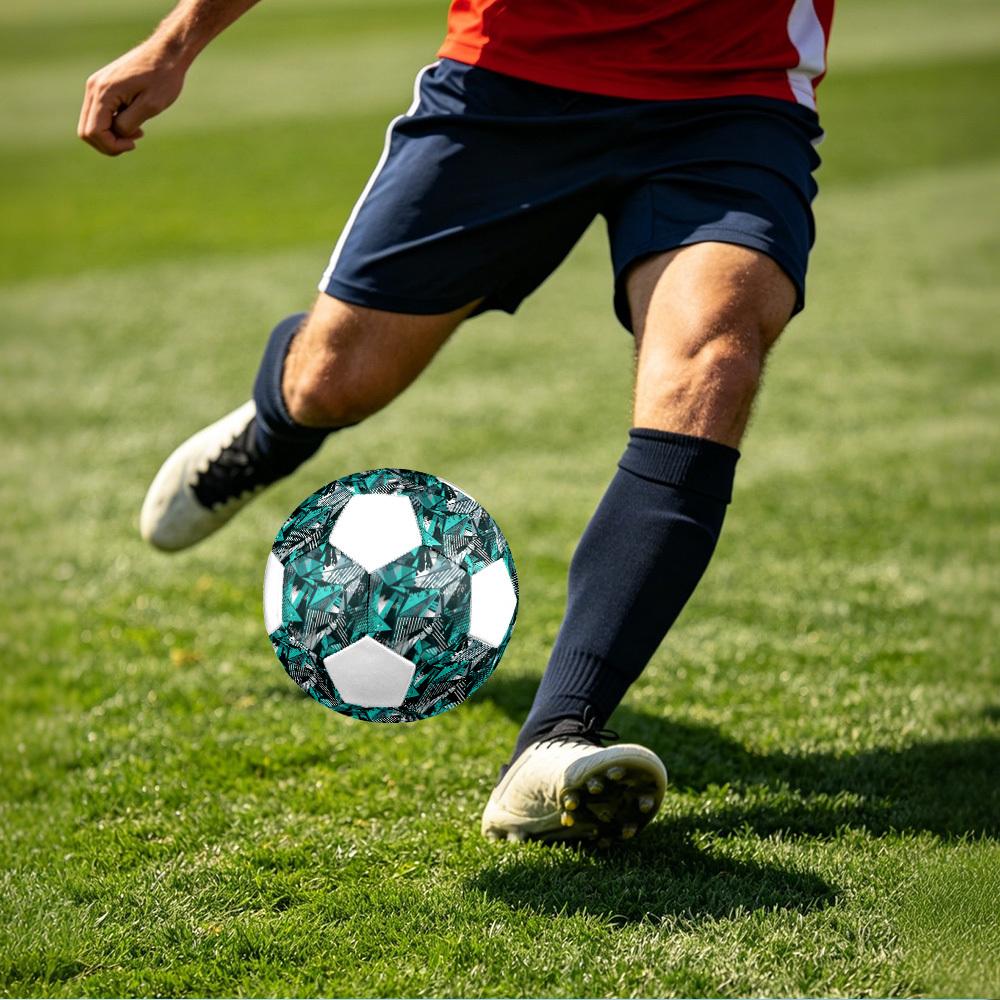 1pc Abstract Urban Lightweight PVC Training Soccer Ball, Size 5, Suitable for Indoor and Outdoor TrainingGift y60337