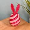 Colorful Easter Rabbit Ornament Sensory Toy Rotating Bunny Eggs  Desktop Ornament