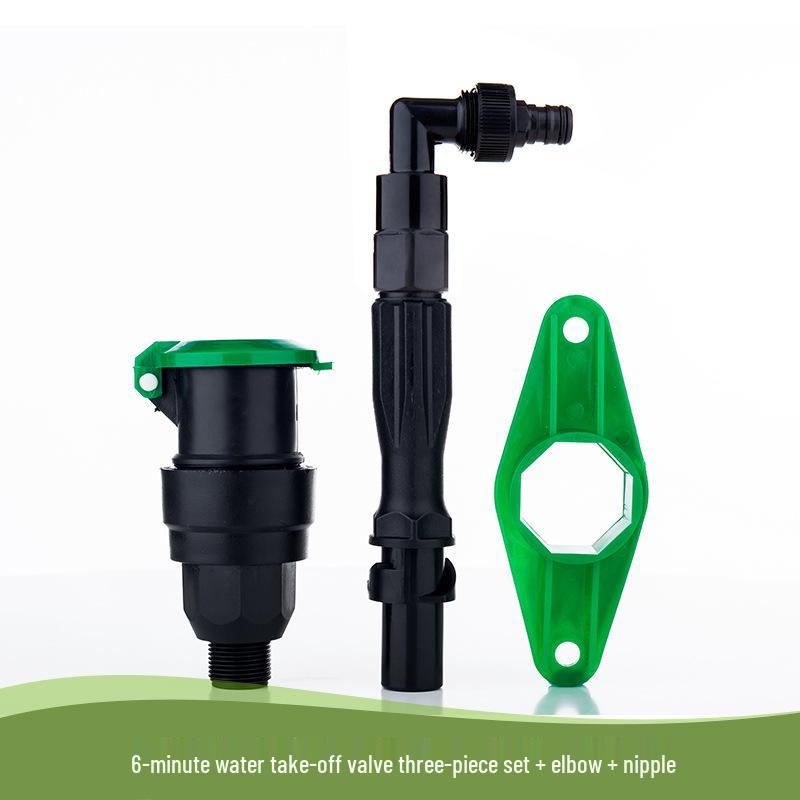 Garden Greening Quick Water Valve with Ground Insert and Hose Connector