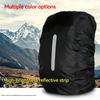 Housse de pluie réfléchissante et imperméable pour sac à dos, idéale pour le sport en plein air, le cyclisme nocturne, la sécurité, le camping et la randonnée