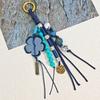 Braided Rope Keychain Bag Decorations Charms Car Keyring Trendy Bag Accessories Backpack Pendant Charm for Purse Bag