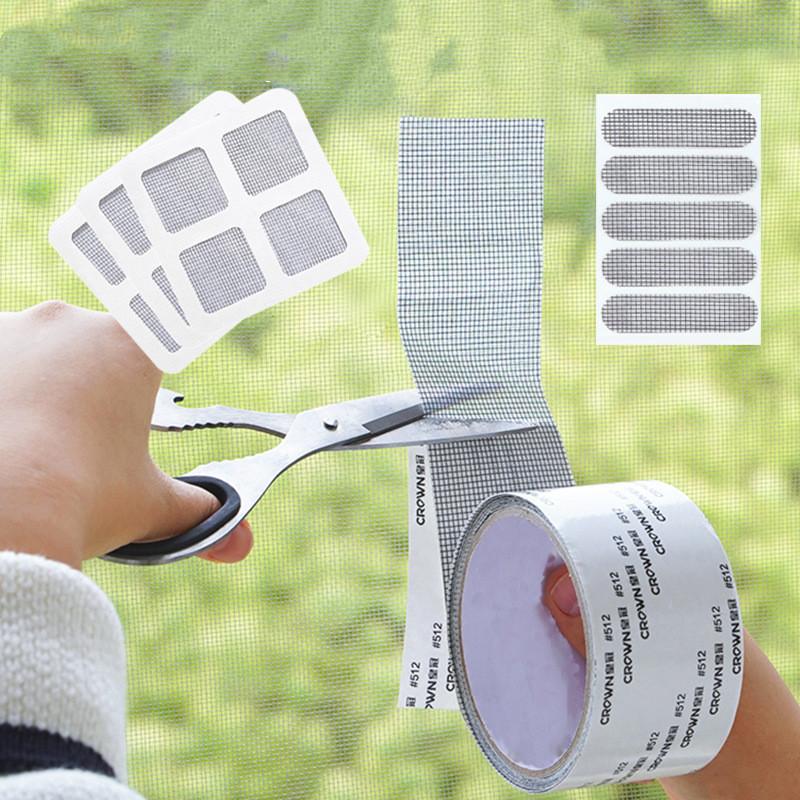 Easy Apply Waterproof Window Screen Repair Tape Keep Mosquitoes Out  Anti Mosquito Fly Bug Insect Repair Wall Patch Sticker Mesh
