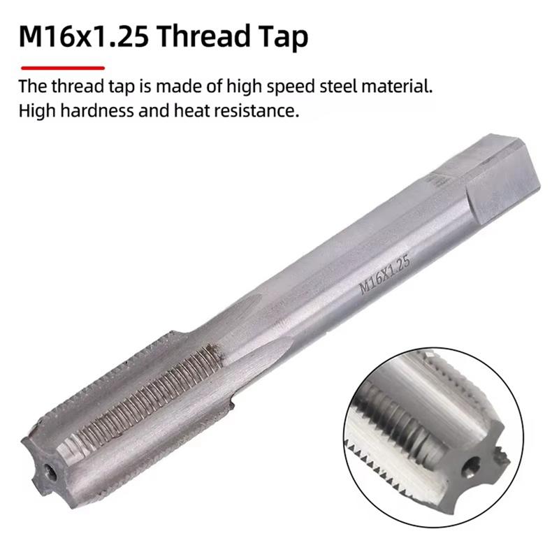 A27F-M14X1.25 Thread Inserts M16X1.25 Thread Tap Repair Kit For Damaged Threads Car Pro Coil For Restoring Tool