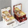Enchanting Retro Music Box With Rotating Ballerina And Elegant Jewelry Storage